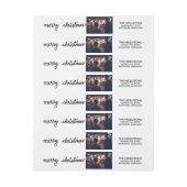 Modernes frohe Weihnacht-handgeschriebenes (Bogen)