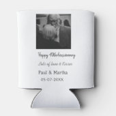 Modernes fröhliches 40-jähriges Jubiläum mit Namen Dosenkühler (Rückseite)