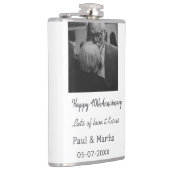 Modernes fröhliches 40-jähriges Jubiläum mit Namen Flachmann (Rechts)