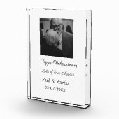 Modernes fröhliches 40-jähriges Jubiläum mit Namen Fotoblock (Rechts)