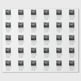 Modernes fröhliches 40-jähriges Jubiläum mit Namen Geschenkpapier