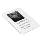 Modernes fröhliches 40-jähriges Jubiläum mit Namen Magnet (Rechte Seite)