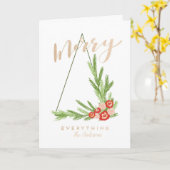 Modernes fröhliches alles geometrischer karte (Gelbe Blume)