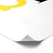 Modernes, fröhliches Design von "Happy Birthday" Poster (Ecke)