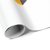 Modernes, fröhliches Design von Happy Thanksgiving Geschenkpapier (Rolleneckpunkt)