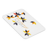 Modernes, fröhliches Design von Happy Thanksgiving Magnet (Rechte Seite)
