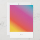 Modernes "fröhliches" Foto Weihnachten (Rückseite)