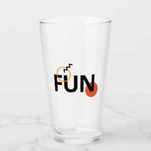 Modernes, fröhliches, lebendiges, cooles Design Sp Glas