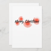 Modernes, fröhliches, spielerisches Design "Frohe Feiertagskarte (Vorne/Hinten)