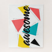 Modernes, fröhliches, trendiges urbanes Design von Puzzle (Vertikal)