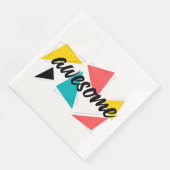 Modernes, fröhliches, trendiges urbanes Design von Serviette (Ecke)