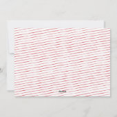 Modernes, fröhliches und Niedliches Weihnachten Ro (Rückseite)