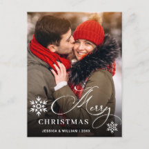 Modernes fröhliches Weihnachtsfest FOTO Gruß