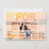 Modernes FRREVER-Hochzeitssemble-Foto Save the Dat Save The Date (Vorderseite)