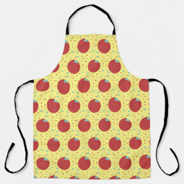 Modernes Fruchtapfmuster Sweet Schürze