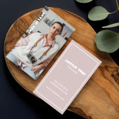 Modernes Full Foto Fotograf Visitenkarte