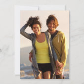 Modernes Fun Comic Pop Foto Hochzeit Einladung (Rückseite)