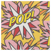 Modernes Fun Typografisches Comic Buch POP Muster Stoff (Nahaufnahme)