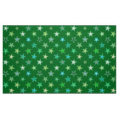 Modernes funkelndes Stern-, Smaragd- und Stoff (Fat Quarter (45,7 x 55,9 cm))