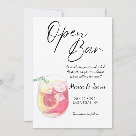 Modernes Funny Foto Save The Date (Vorderseite)