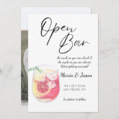 Modernes Funny Foto Save The Date (Vorne/Hinten)