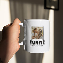 Modernes Funtie Auntie Foto Kaffee Tasse