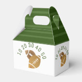 Modernes Fußballfeld Geschenkschachtel (Rückseite)