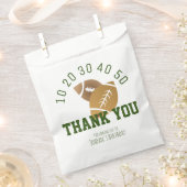 Modernes Fußballfeld Geschenktütchen (Ausgeschnitten)