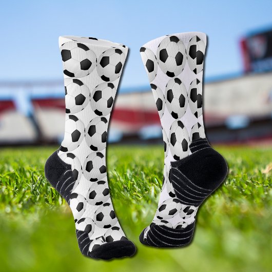 modernes Fußballmuster Socken