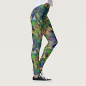 Modernes, futuristisch geschütteltes Licht Ombre G Leggings (Rechts)