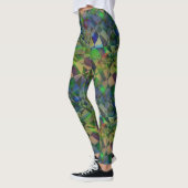 Modernes, futuristisch geschütteltes Licht Ombre G Leggings (Links)