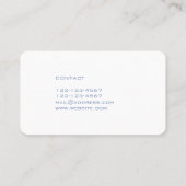 Modernes futuristisches des riesigen mutigen Logos Visitenkarte (Rückseite)