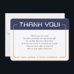 MODERNES GAMING DANKS Bar Mitzvah Marine blau oran Dankeskarte<br><div class="desc">von kat massard >>> www.simplysweetPAPERIE.com << Ein einfaches Design für Ihre DANK YOU FLAT CARDS - um Ihre wichtigsten Einladungen zu erfüllen. Liebe des Designs, aber möchte einige Änderungen sehen - ein anderes Farbschema, Produkt, ein Foto hinzufügen oder angepasst für einen anderen Anlass - keine Sorgen einfach kontaktieren Sie mich,...</div>