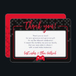 MODERNES GAMING DANKS Bar Mitzvah schwarz rot Dankeskarte<br><div class="desc">von kat massard >>> www.simplysweetPAPERIE.com << Ein einfaches Design für Ihre DANK YOU FLAT CARDS - um Ihre wichtigsten Einladungen zu erfüllen. Liebe des Designs, aber möchte einige Änderungen sehen - ein anderes Farbschema, Produkt, ein Foto hinzufügen oder angepasst für einen anderen Anlass - keine Sorgen einfach kontaktieren Sie mich,...</div>