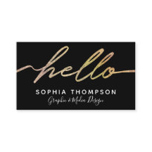 Modernes ganz eigenhändig geschriebes hallo-Skript