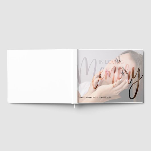 Modernes Gästebuch für Fotografie (Voll)