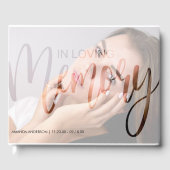 Modernes Gästebuch für Fotografie (Vorderseite)