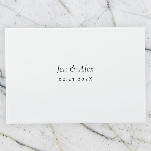 Modernes Gästebuch für Hochzeiten