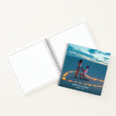 Modernes Gästebuch für Hochzeiten Notizblock (Innenseite)