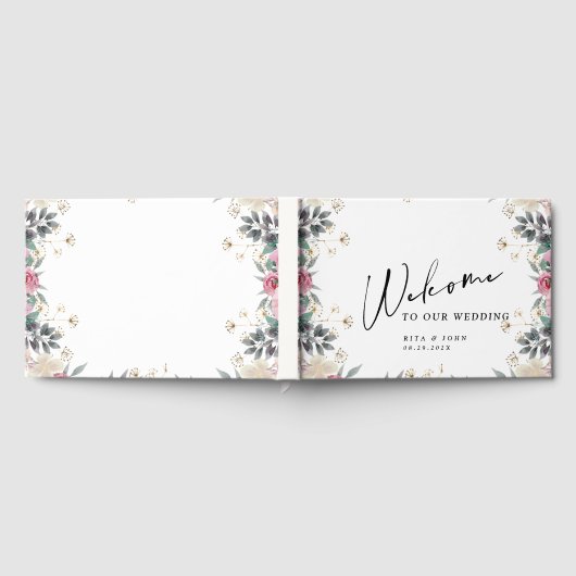 Modernes Gästebuch für Rose (Voll)