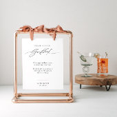 Modernes Gästebuch mit Kalligrafie