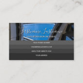 Modernes Gebäude der weißen Fassade Visitenkarte (Rückseite)