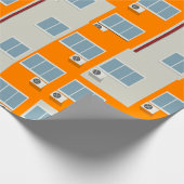 Modernes Gebäude mit Klimaanlage Geschenkpapier