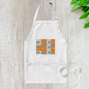 Modernes Gebäude mit Klimaanlage Schürze