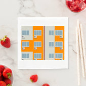 Modernes Gebäude mit Klimaanlage Serviette