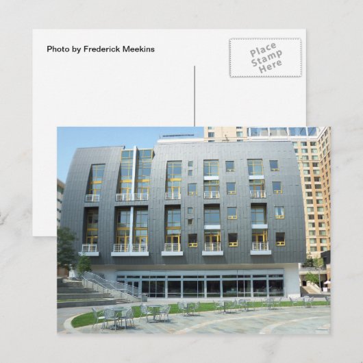 Modernes Gebäude Postkarte (Vorne/Hinten)