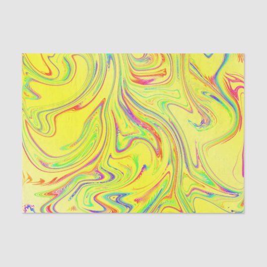 modernes gebogenes Muster mit unterschiedlichem Fr Seidenpapier (Vorderseite)