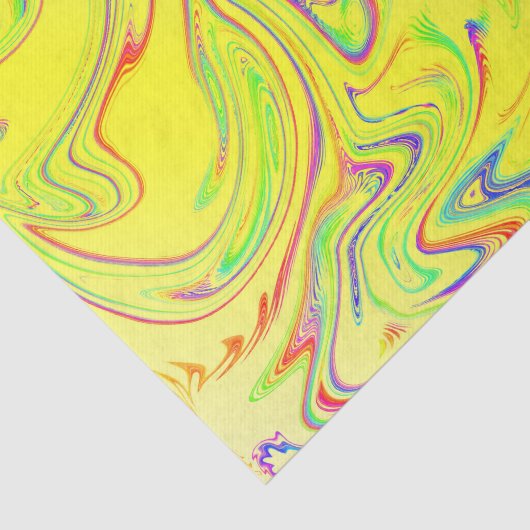 modernes gebogenes Muster mit unterschiedlichem Fr Seidenpapier (Ausschnitt)