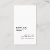 Modernes gedrucktes Kraftpapier schwarz geometrisc Visitenkarte (Rückseite)