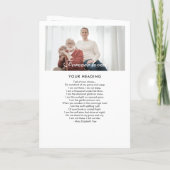 Modernes gegliedertes 14-Foto-Gedenkprogramm/Beerd Programm (Rückseite)